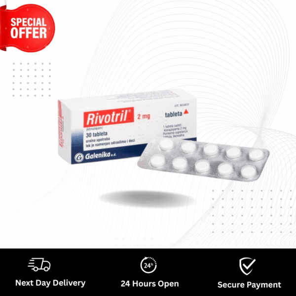 Clonazepam 2mg Rivotril Tablets
