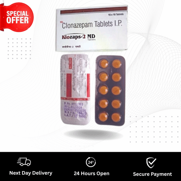 Clonazepam 2mg Klozaps Tablets